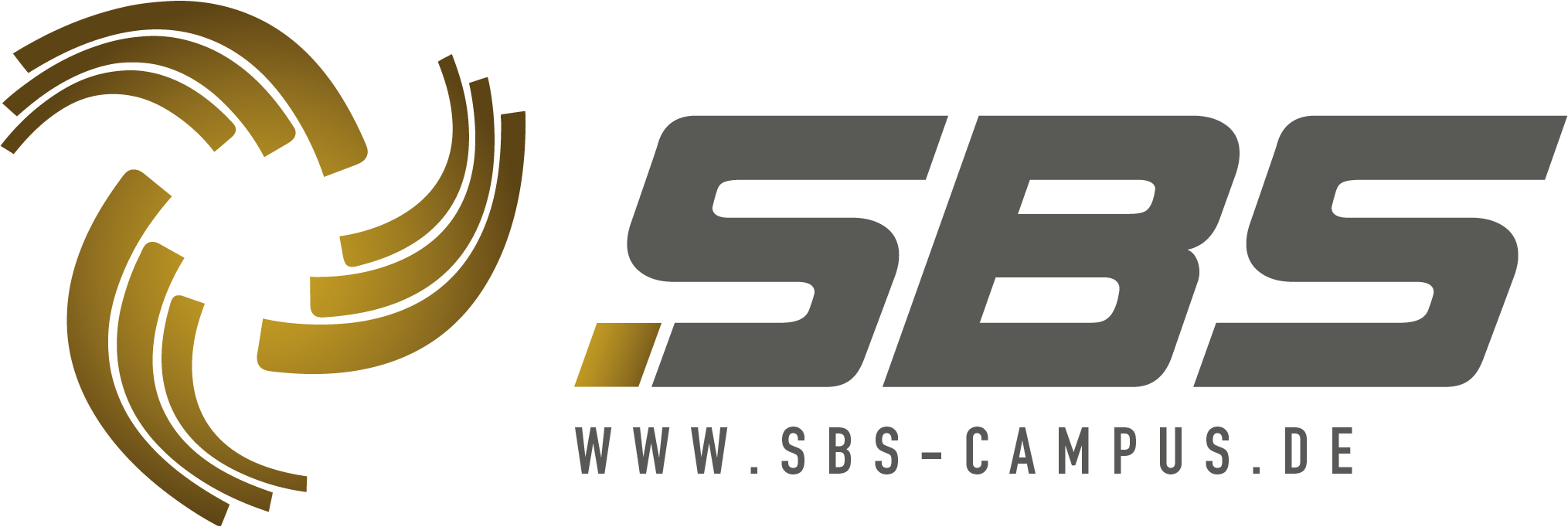 SBS + www.sbs-campus.de - grau gold